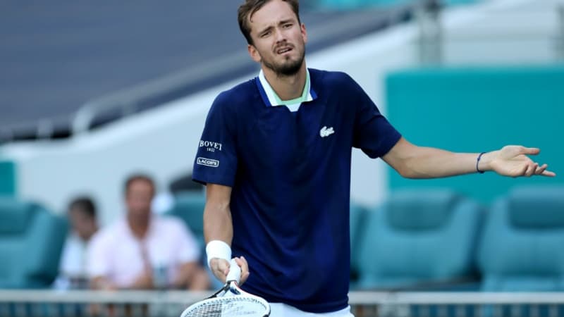 Tennis: battu à Miami, Medvedev rate la première place mondiale