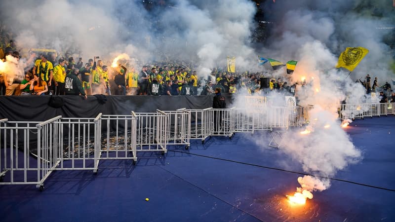 Coupe de France: huis clos prononcé contre Nantes après l’usage de fumigènes en finale