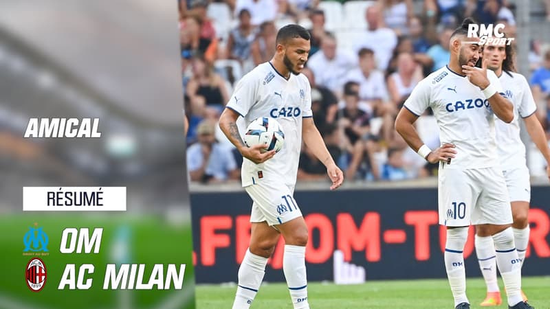 Résumé : OM 0-2 AC Milan – Amical