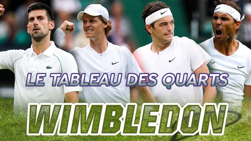 Wimbledon : Nadal, Djokovic, Kyrgios… Le parcours des quarts de finaliste