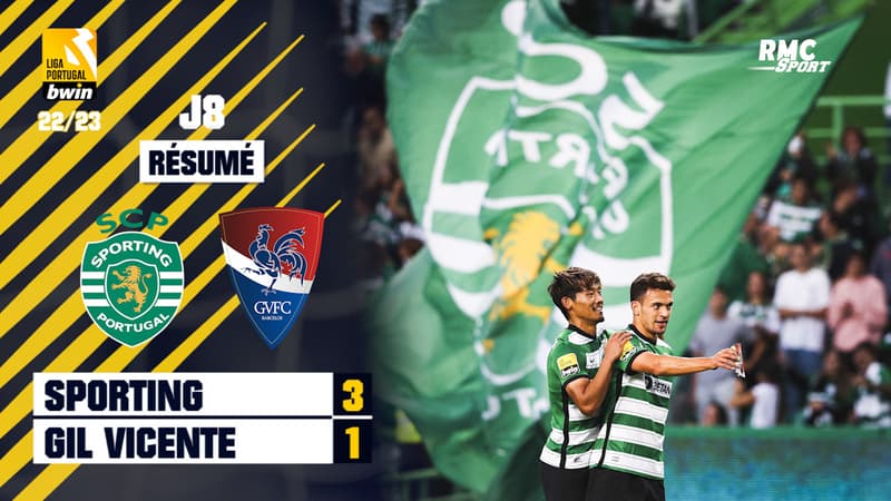 Résumé : Sporting 3-1 Gil Vicente – Liga portugaise (J8)