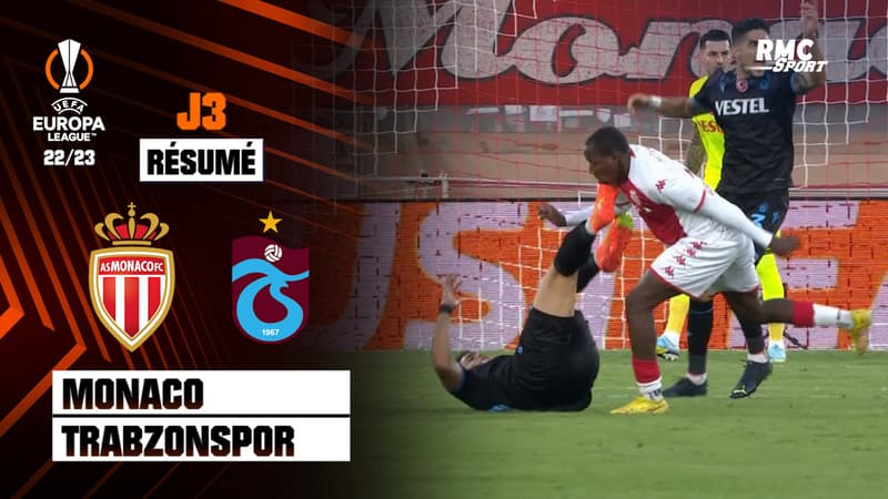 Monaco-Trabzonspor : le vilain geste de Gomez, expulsé dès la 10e minute de jeu