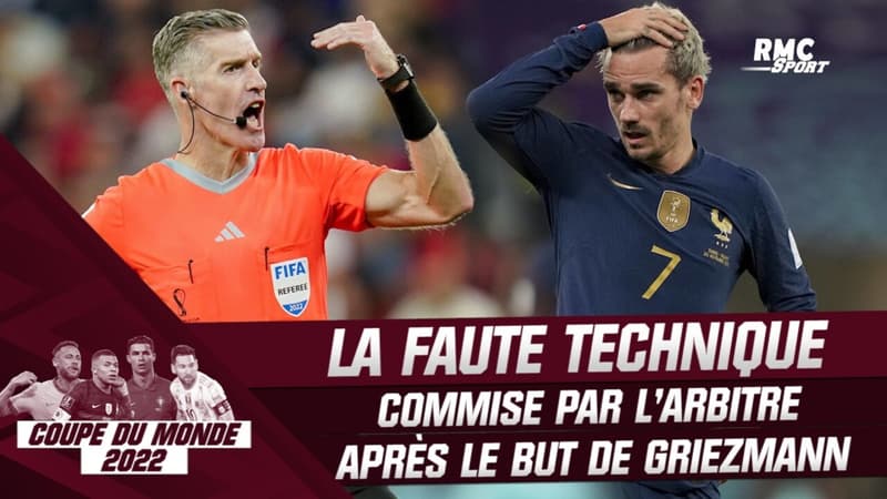 Tunisie 1-0 France : L’arbitre a commis une faute technique après le but de Griezmann