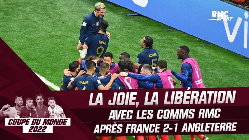 France 2-1 Angleterre : La joie et la libération sur RMC au coup de sifflet final