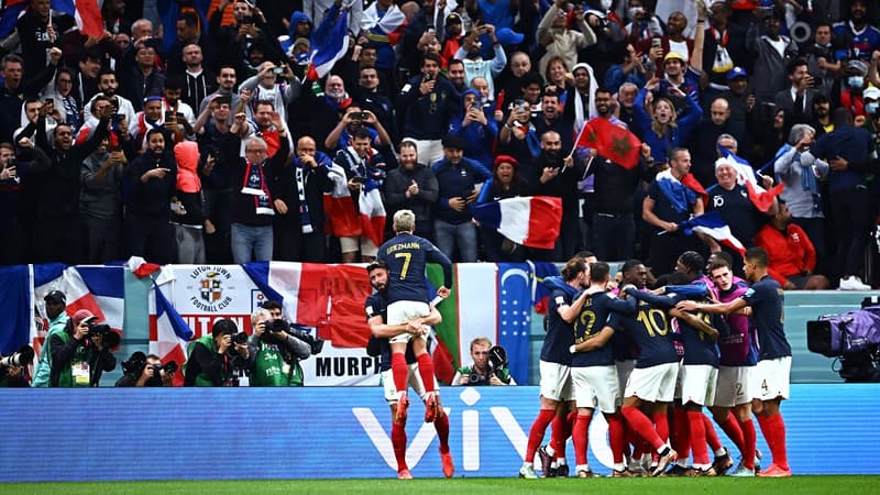 France-Angleterre: les Bleus souffrent mais rejoignent le Maroc en demi-finale