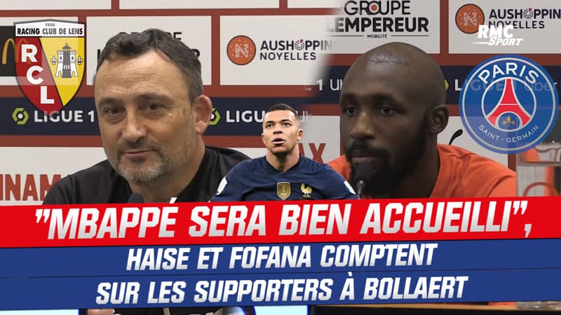 Lens – PSG : “Mbappé aura un bon accueil de Bollaert”, assurent Haise et Fofana