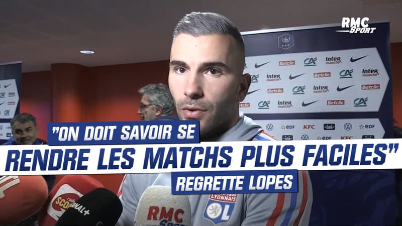 OL 2-1 Grenoble : “On doit savoir se rendre les matchs plus faciles” regrette Lopes