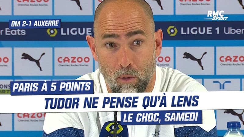 OM 2-1 Auxerre : Revenu à 5 points du PSG, Tudor ne pense qu’au choc à Lens samedi
