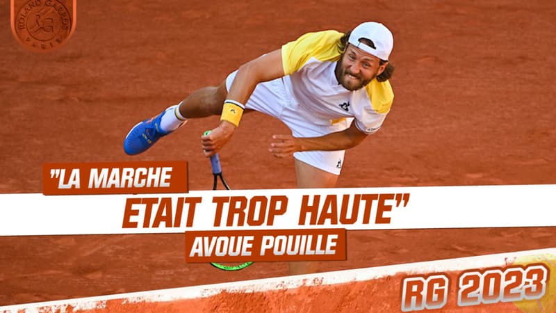 Roland-Garros : “La marche était trop haute” avoue Pouille