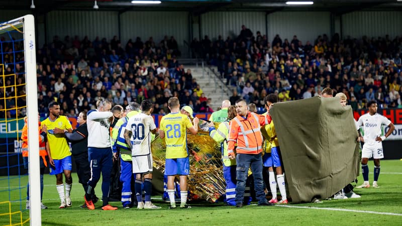 Pays-Bas: victime d’un malaise cardiaque face à l’Ajax, le gardien de Waalwijk est “conscient”, après avoir été réanimé