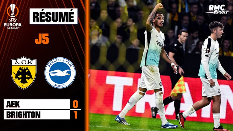 Résumé : AEK Athènes 0-1 Brighton – Ligue Europa (5ème journée)