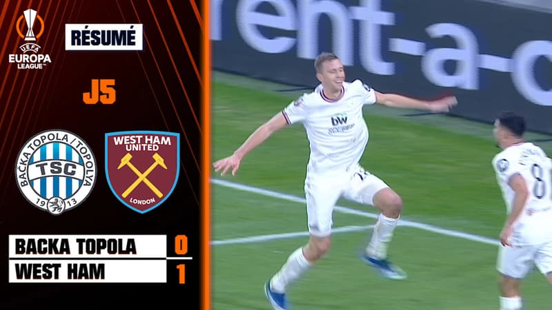 Résumé : Backa Topola 0-1 West Ham – Ligue Europa (5e journée)