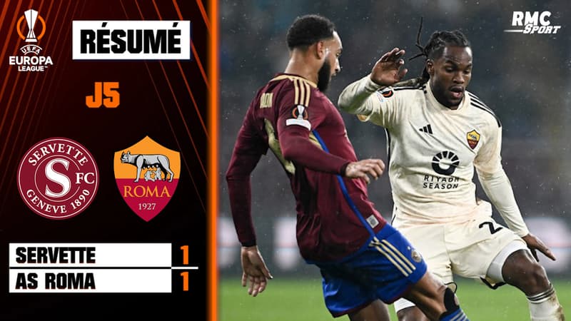 Résumé : Servette 1-1 AS Roma – Ligue Europa (5e journée)