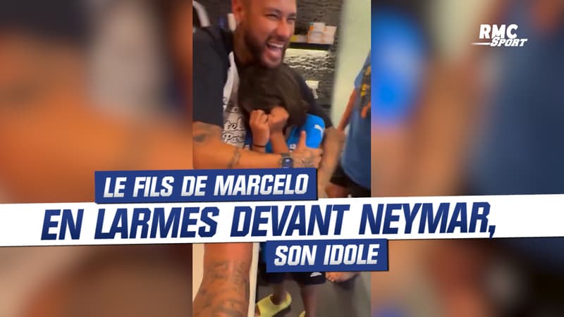 Brésil : Le fils de Marcelo fond en larmes… après avoir rencontré son idole Neymar