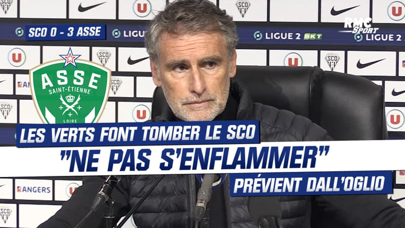 Angers 0-3 Saint-Étienne : “Ne pas s’enflammer” prévient Dall’Oglio après le succès éclatant des Verts