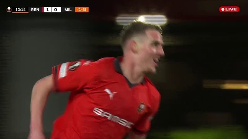 Rennes-AC Milan: le joli but de Bourigeaud qui a totalement enflammé le Roazhon Park