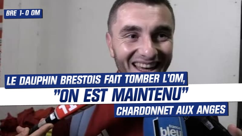 Brest 1-0 Marseille : “On est maintenu, c’est déjà une fierté”, Chardonnet aux anges après la folle soirée des Bretons