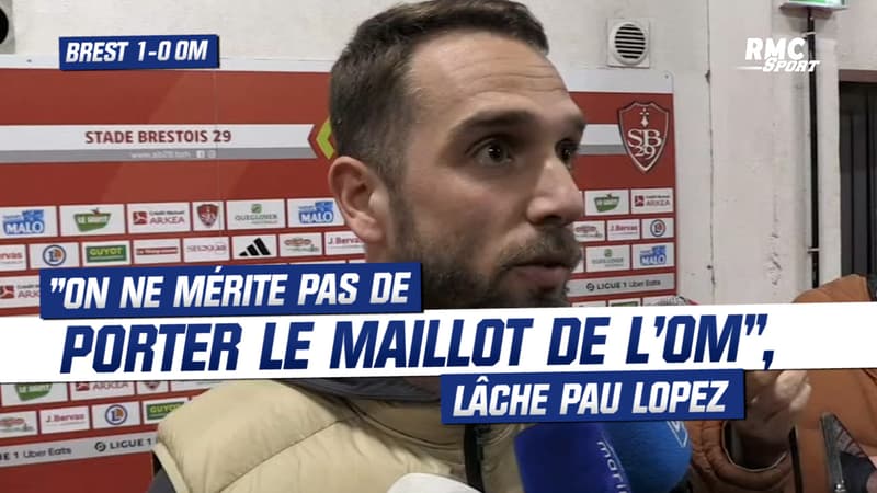 Brest 1-0 OM : “On ne mérite pas de porter le maillot de l’OM”, lâche Pau Lopez