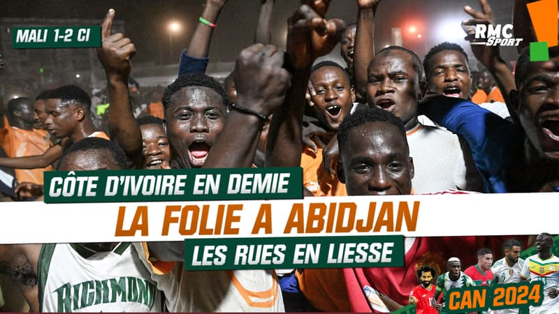 CAN2023 / Mali 1-2 Côte d’Ivoire: La folie à Abidjan après la qualif en demie