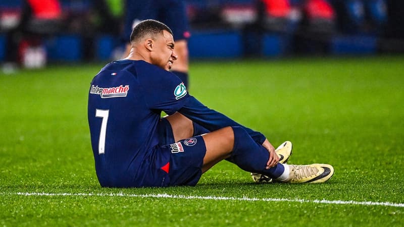 PSG-Brest: premiers examens rassurants pour Mbappé, qui grimaçait après la semelle de Brassier