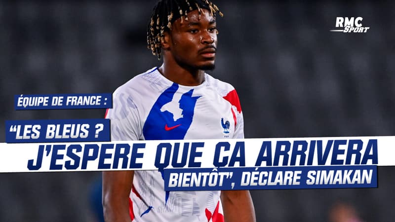 EDF : “Les Bleus ? J’espère que ça arrivera bientôt”, déclare Simakan