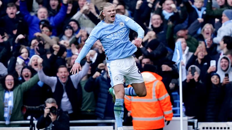 Premier League: Haaland retrouve le chemin des buts et porte Manchester City à la victoire face à Everton