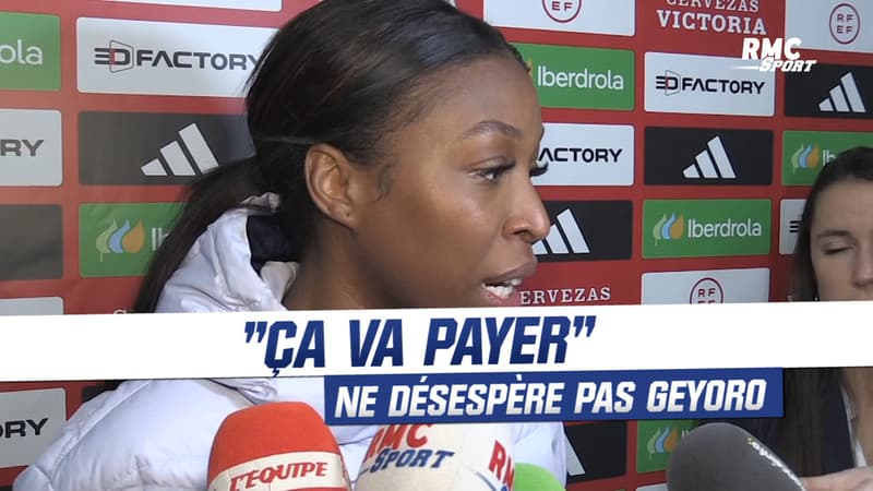 Espagne 2-0 France (F) : “Qu’on continue à travailler, ça va payer” espère Geyoro