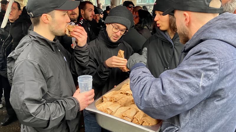 Rennes-AC Milan : des galettes saucisses offertes aux supporteurs milanais