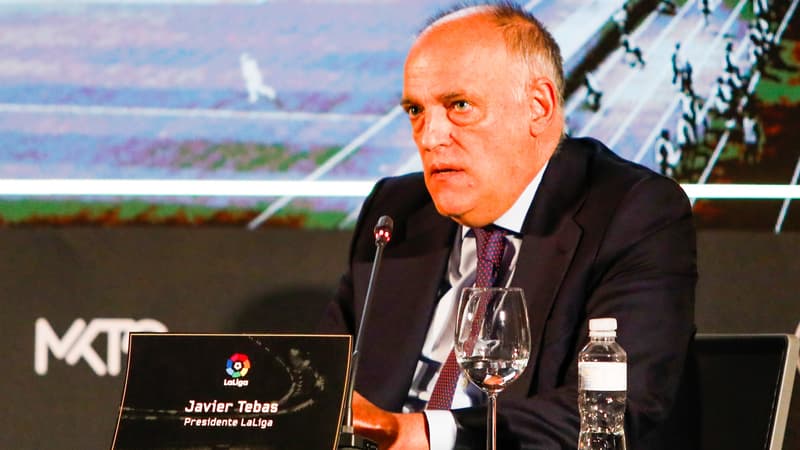 Liga: les piques de Javier Tebas à la Ligue 1 et la Serie A