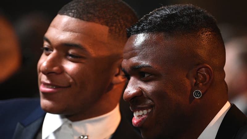Mercato: en plein feuilleton Mbappé, Vinicius “like” un post qui envoie le Français au Real Madrid