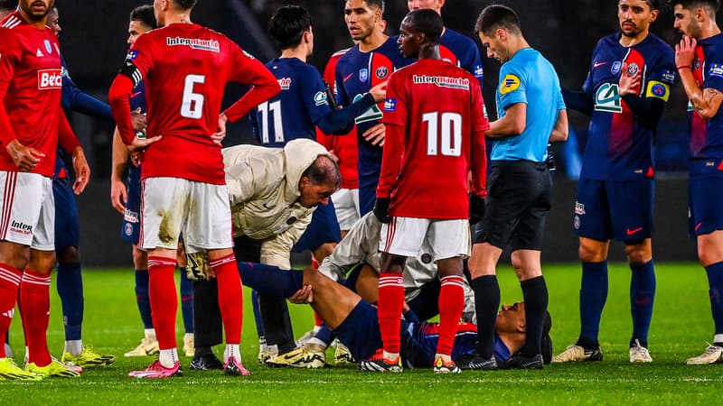 Coupe de France: Brest dénonce les “propos injurieux et racistes” contre Brassier après sa faute sur Mbappé face au PSG