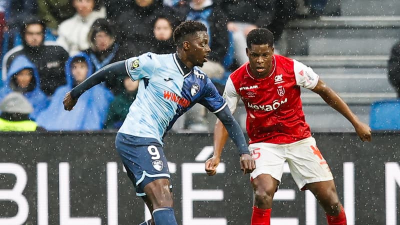 Le Havre-Reims: Mohamed Bayo se chauffe avec un supporteur, Luka Elsner le recadre