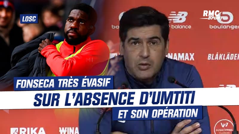 LOSC : “Il a la possibilité de jouer cette saison”, Fonseca très évasif sur l’absence et l’opération d’Umtiti