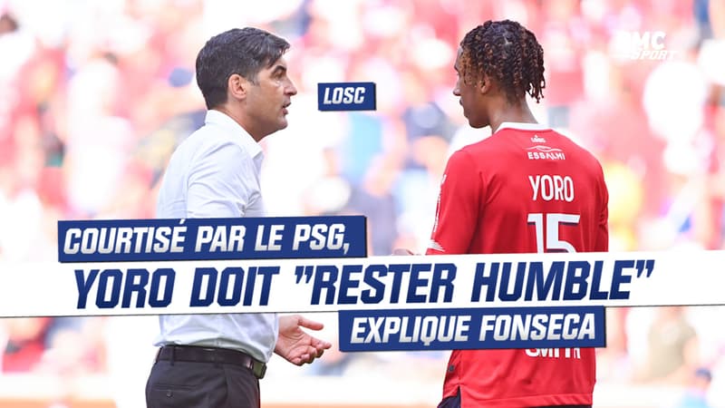 LOSC – Mercato : courtisé par le PSG, Lenny Yoro doit “rester humble” explique Fonseca