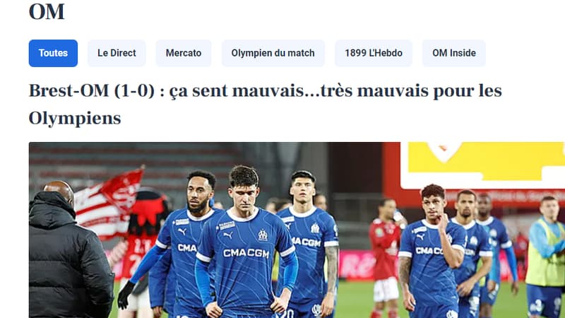 Brest-OM: “Ça sent très mauvais”, la presse provençale dézingue les Marseillais, Gattuso et Benatia