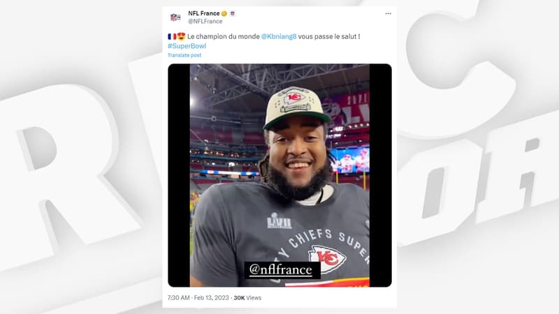 Super Bowl: Lucas Niang, ce Français de NFL qui va tenter de remporter un deuxième titre consécutif