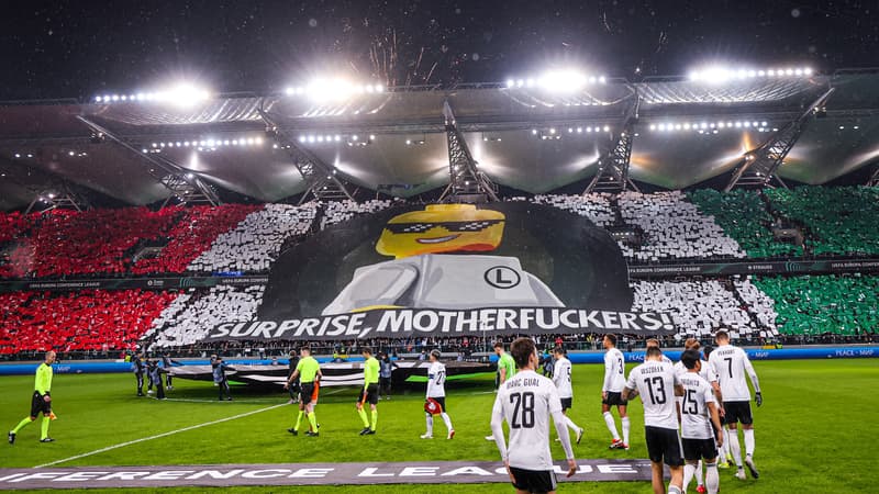 Ligue Europa Conference: “Surprise motherfuckers”, la grosse provocation des fans du Legia contre l’UEFA
