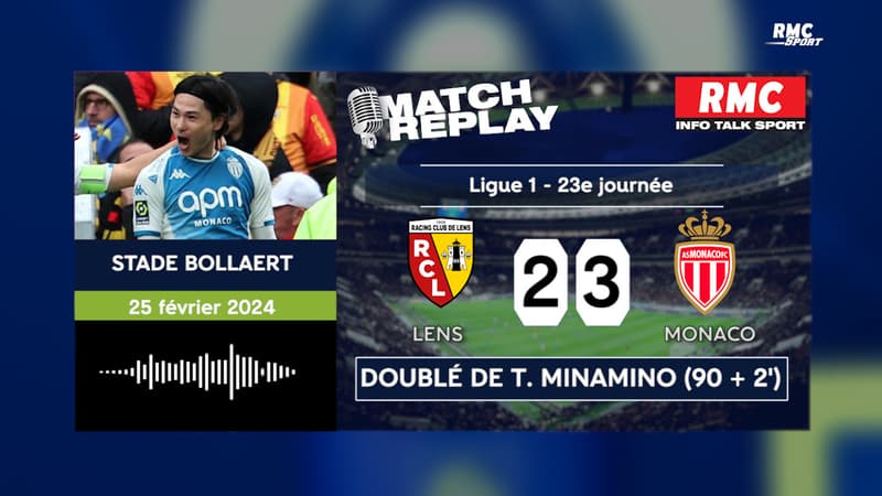 Lens 2-3 Monaco : le goal replay d’un match totalement fou