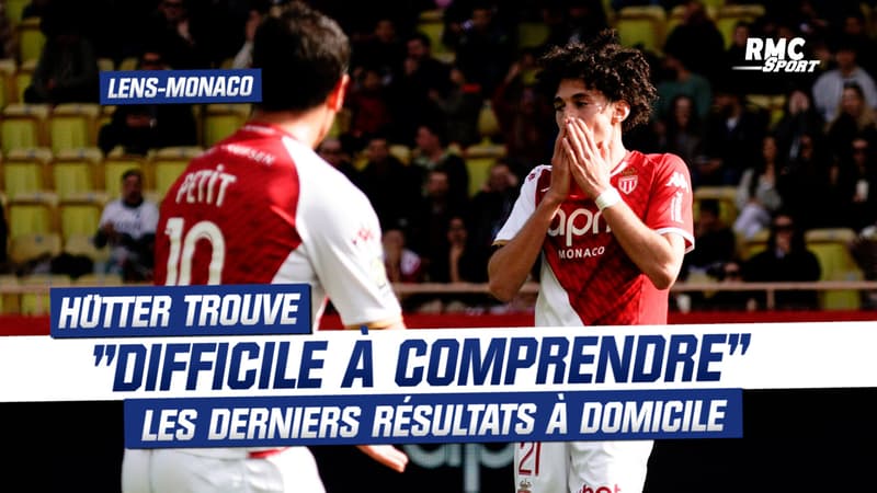 Lens-Monaco : Hütter trouve “difficile à comprendre” les derniers résultats à domicile