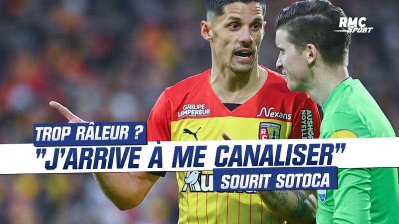 Lens : Trop râleur avec les arbitres ? “J’arrive à me canaliser maintenant” sourit Sotoca