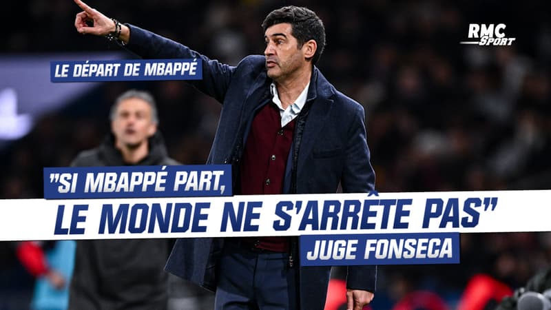 Ligue 1 : “le monde ne va pas s’arrêter si Mbappé part” Fonseca juge la situation normale