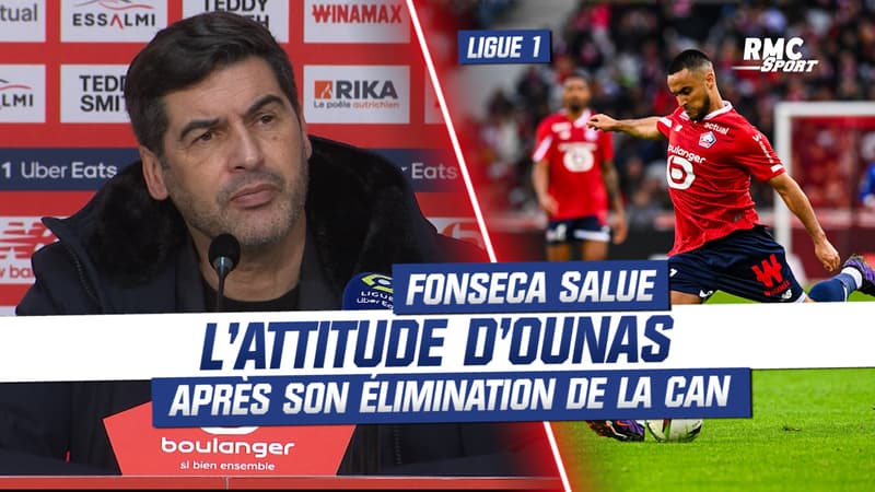 Losc 4 – 0 Clermont : Fonseca salue l’attitude d’Ounas après son élimination de la CAN