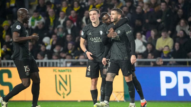 Nantes-PSG: les Parisiens bouclent une semaine agitée par une victoire, Mbappé buteur en sortant du banc