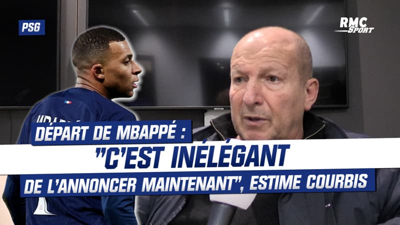 Mbappé quitte le PSG : “C’est inélégant de l’annoncer maintenant”, estime Courbis