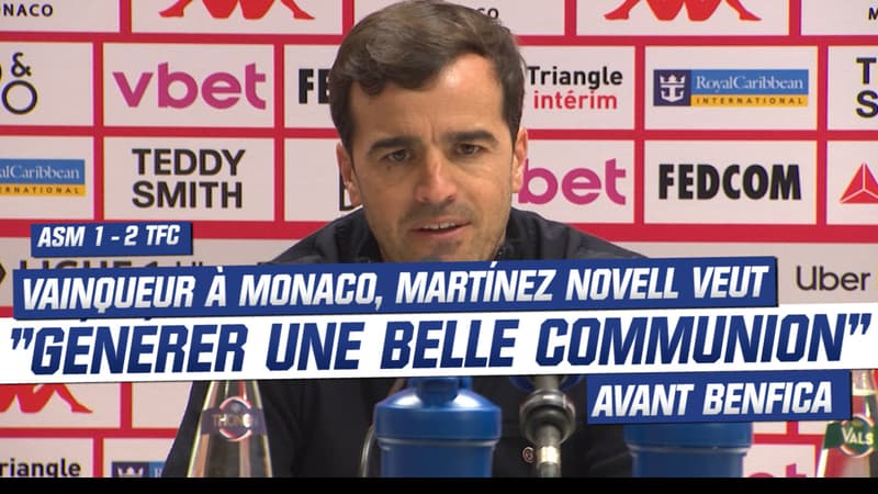 Monaco 1-2 Toulouse : Vainqueur à l’ASM, Martínez Novell veut “générer une belle communion” avant le choc face à Benfica