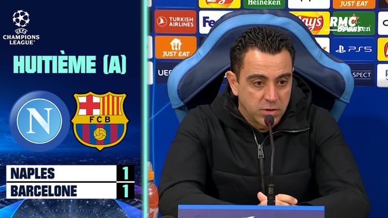 Naples 1-1 Barcelone : “En jouant comme ça, on a de grandes chances de passer” juge Xavi