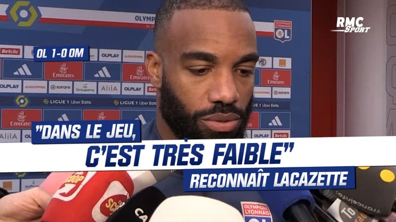 OL 1-0 OM : “Dans le jeu, c’est très faible” reconnaît Lacazette