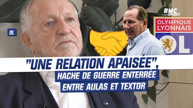 OL : “La relation est bonne, apaisée”, Aulas raconte ses liens avec Textor