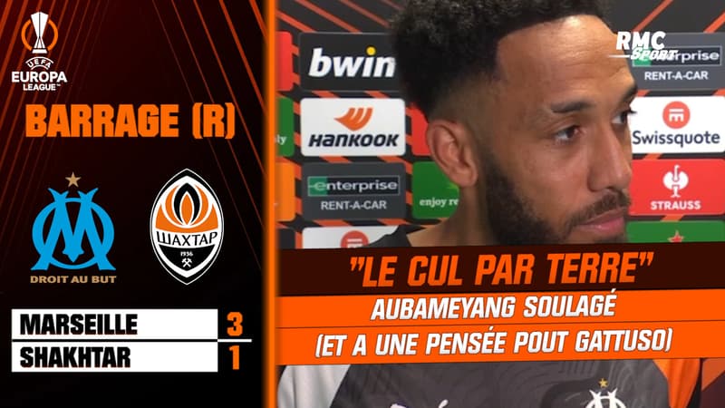 OM 3-1 Skakhtar : “Il a tout pris sur lui…” soulagé par le succès, Aubameyang n’oublie pas Gattuso
