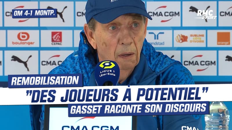 OM 4-1 Montpellier : “Vous êtes des joueurs à potentiel” Gasset raconte son discours de remobilisation